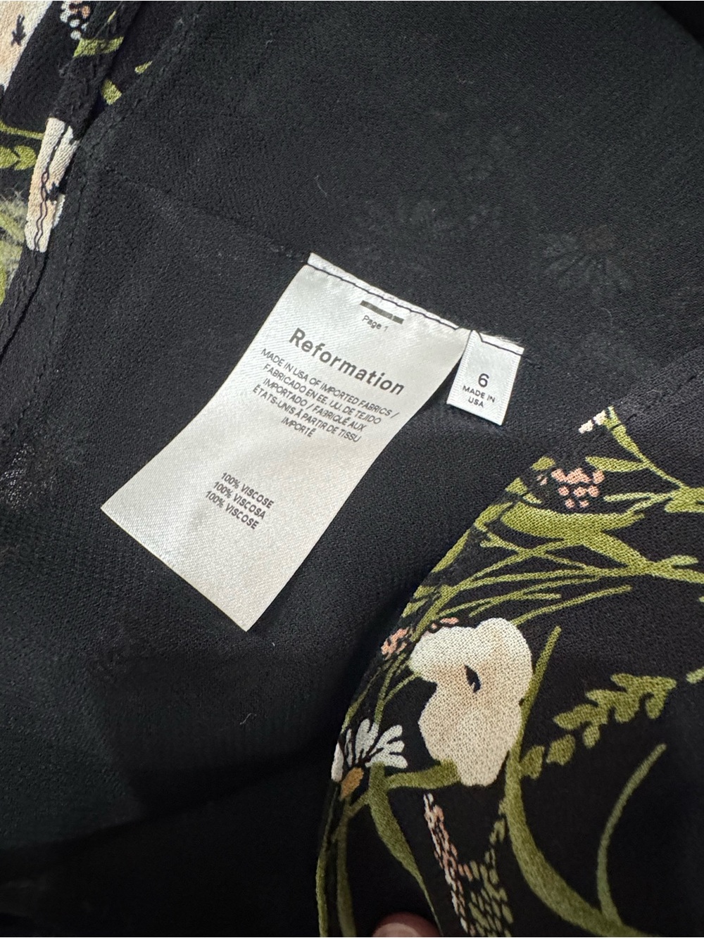 Reformation Melita Dress size 6 worn only once - Picture 7 of 8